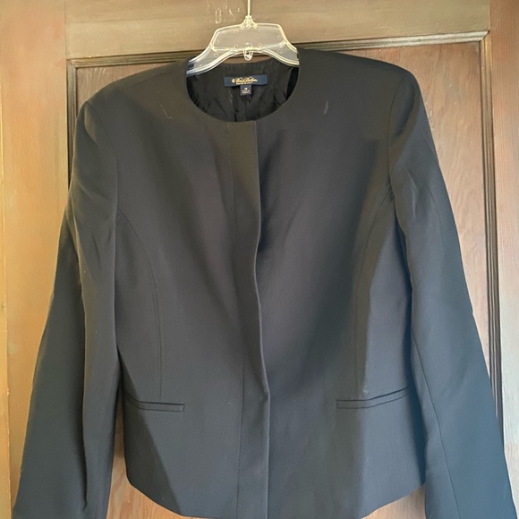 Brooks Brothers Black Italian Wool Women’s Pantsuit Size 14. - Picture 2 of 9